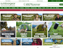 Tablet Screenshot of outdoorgear.co.uk